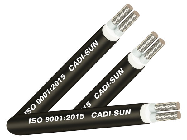 Cáp nhôm 2 lõi AXV 2x, cách điện XLPE, vỏ bọc PVC