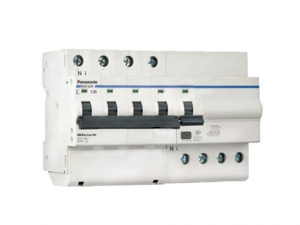 Aptomat, CB chống giật, bảo vệ quá tải RCBO 4P 25A, 32A, 40A Panasonic