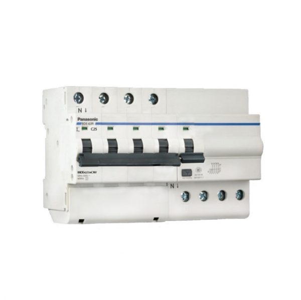 Aptomat, CB chống giật, bảo vệ quá tải RCBO 4P 25A, 32A, 40A Panasonic