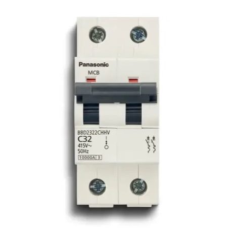 Aptomat MCB 2P 50A, 63A 10kA Panasonic