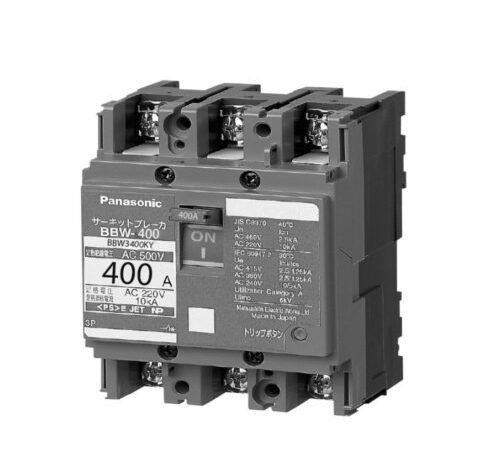 MCCB 3P 400A 50kA 220VAC BBW3400KY Panasonic